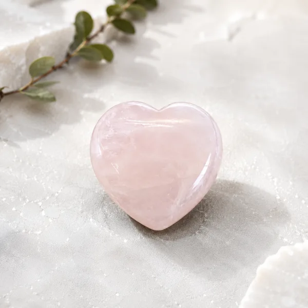 Love - Rosenkvarts hjerte S