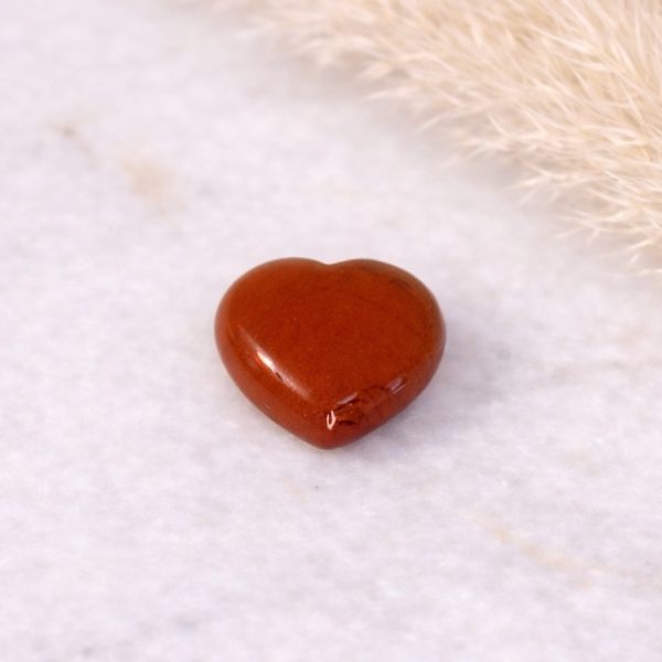 Grounding spirit - Rød jaspis hjerte M