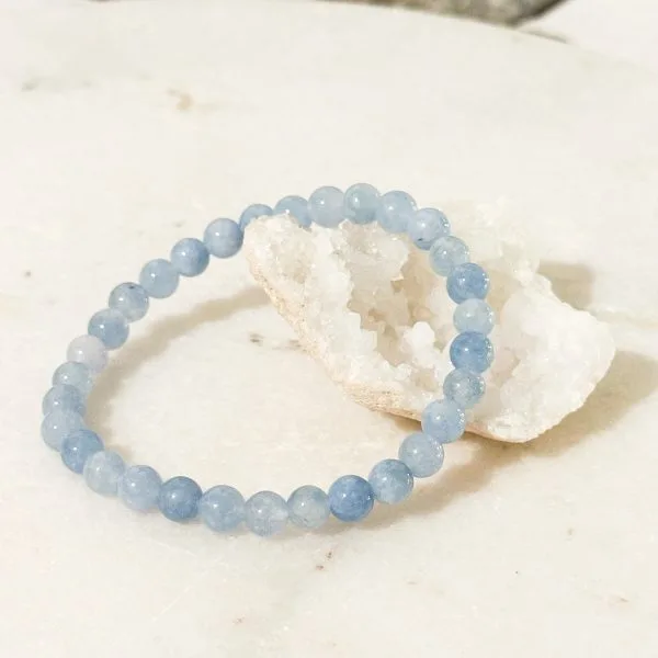 The mermaids treasure – Akvamarin  krystall armbånd