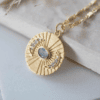 Half moon - Intuition labradoritt halssmykke