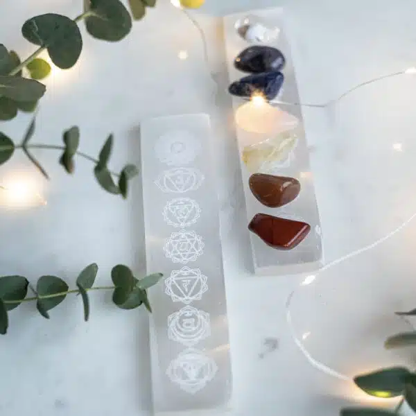 Healing & Charging - Chakra Selenitt stav