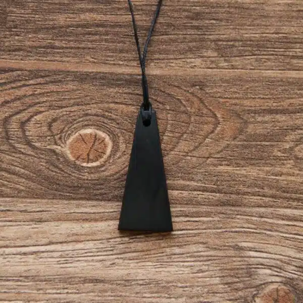 Shungitt halskjede - Drop Trapeze