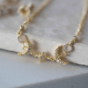Half moon elegance  - Self love rosenkvarts krystall armbånd