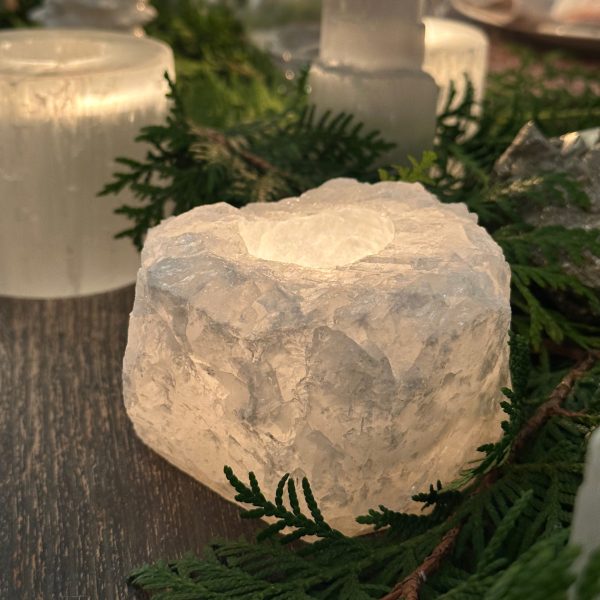 Bergkrystall telysholder - Balance