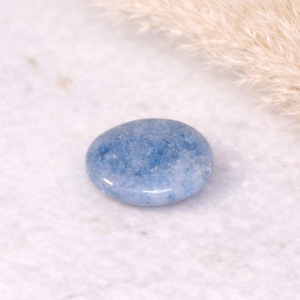 Stress relief - Blå kalsitt lommesten