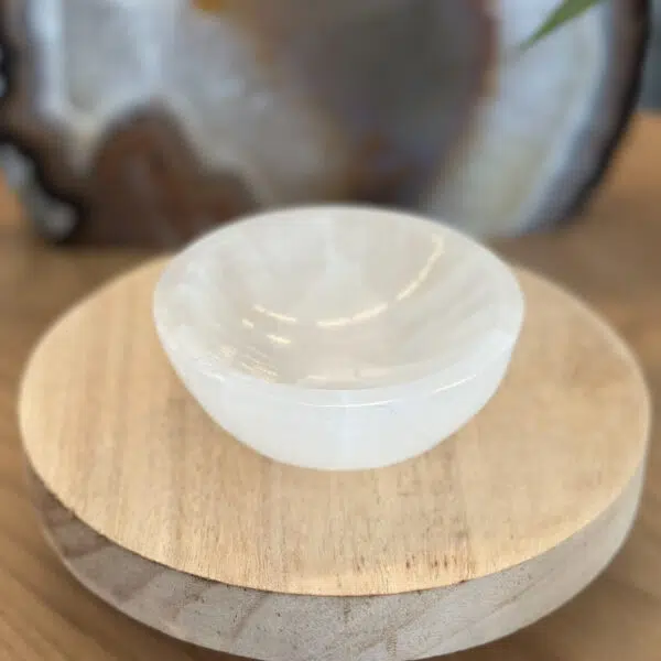 Healing Satin Circle - Selenitt skål S