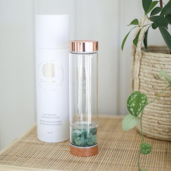 Tante Buddha - Intentional Water Krystallvannflaske Fokus m/fluoritt