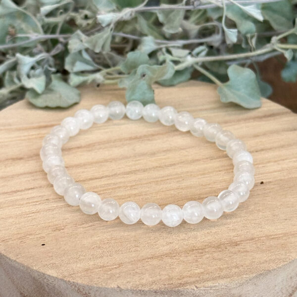 Healing - Selenitt krystall armbånd Exclusive 6mm