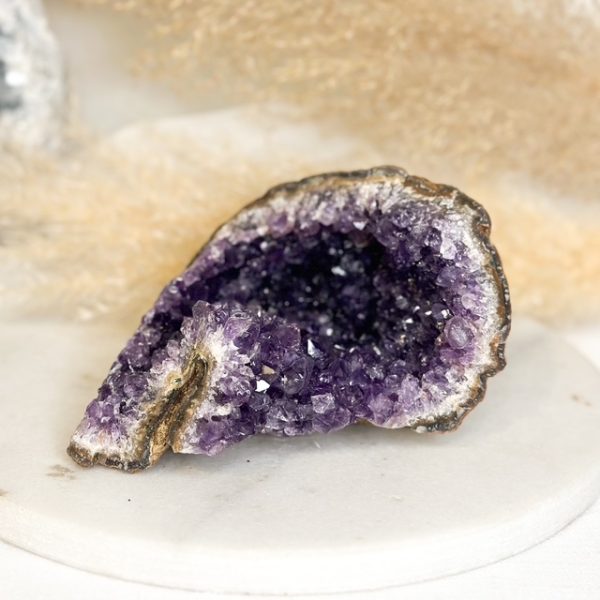 Harmoniske toner - Ametystklynge rå AA