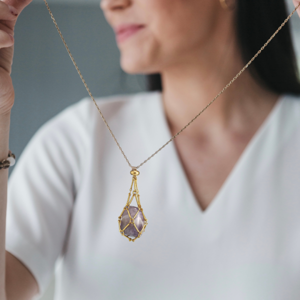 Sacred Crystal Carrier - kjede og pendel