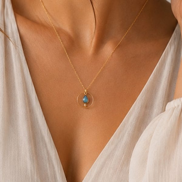 Intuition – labradoritt halskjede Circle 2026 Collection