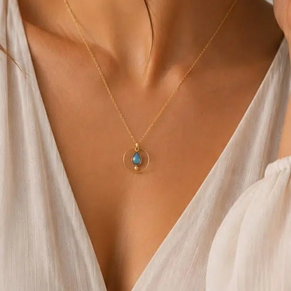 Intuition – labradoritt halskjede Circle 2026 Collection