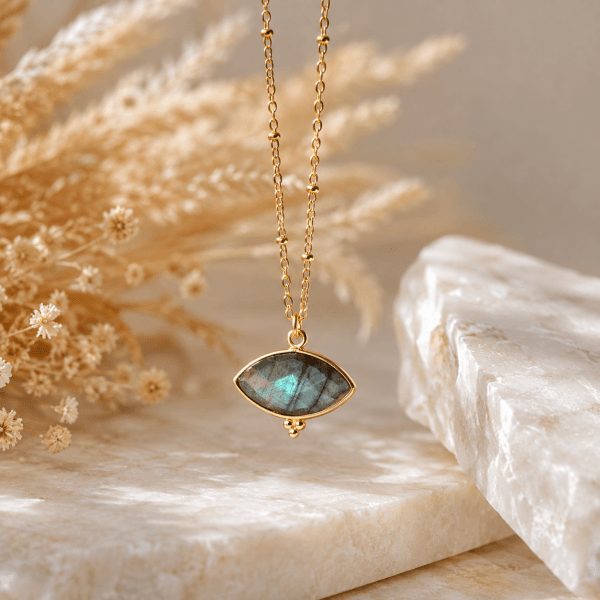 Intuition – labradoritt halskjede eye 2026 collection