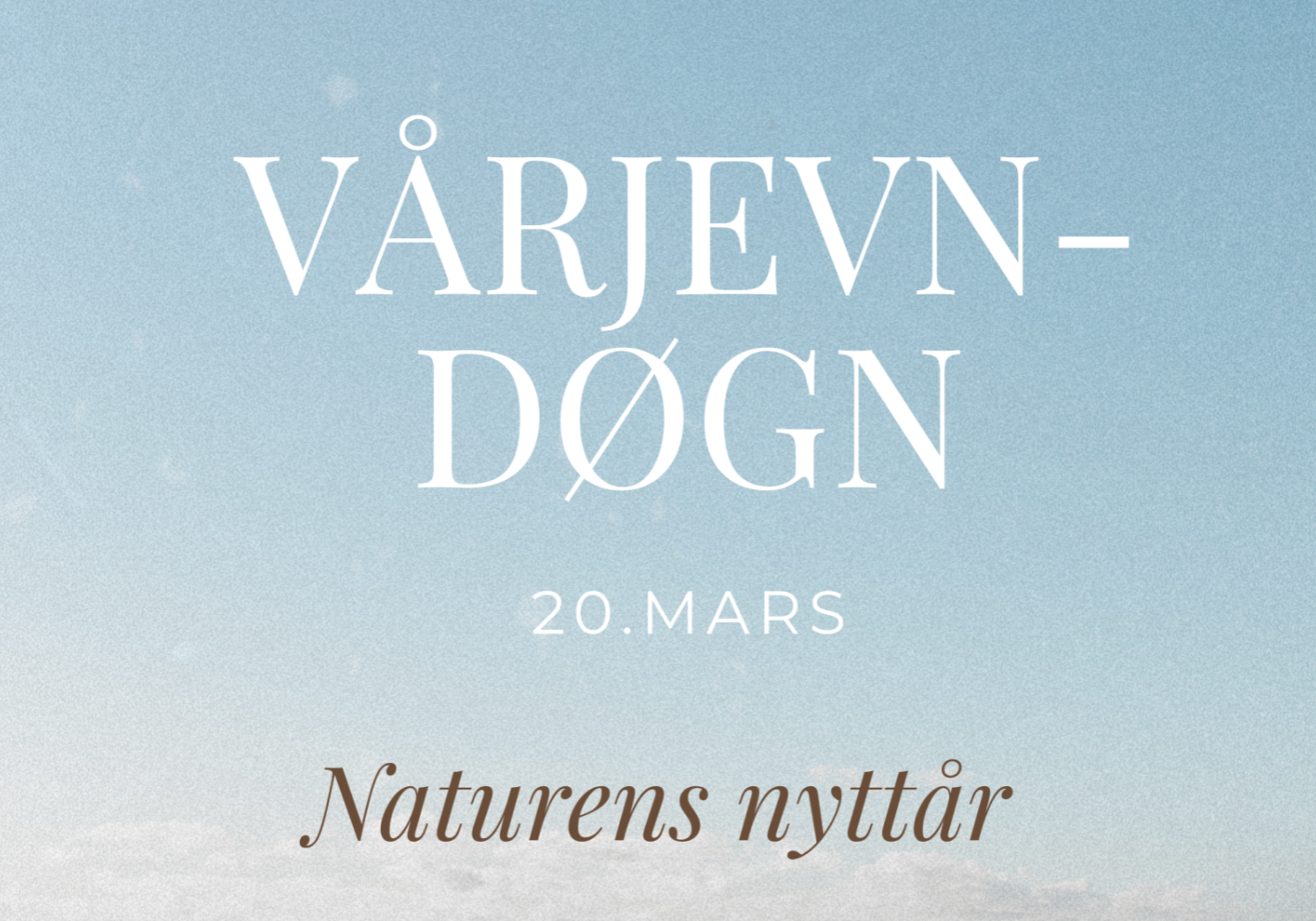vårjevndøgn
